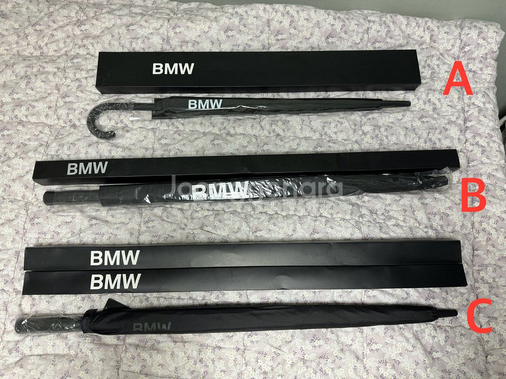 BMW 우산 가방 새제품 크로스백 골프우산 파라솔--1