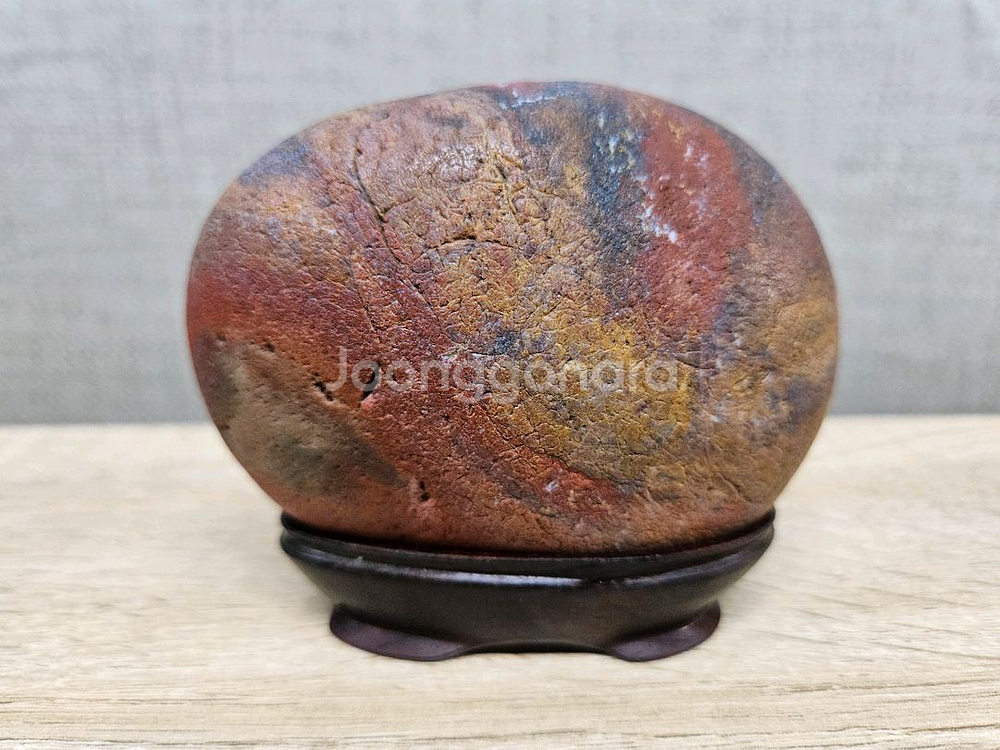 수석 돌 인도네시아 색채석 단풍 꽃돌--0