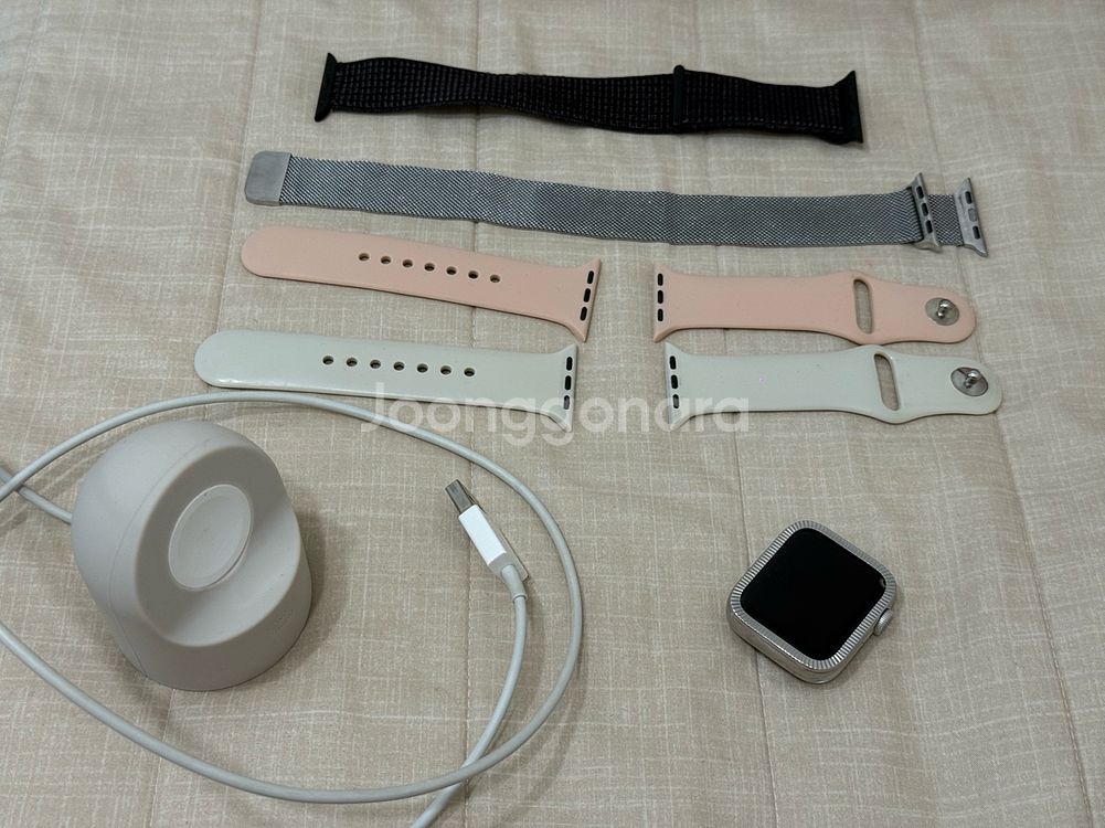 애플워치5 40mm 실버--0