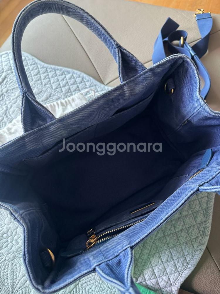 프라다 정품 카나파 토트백--3
