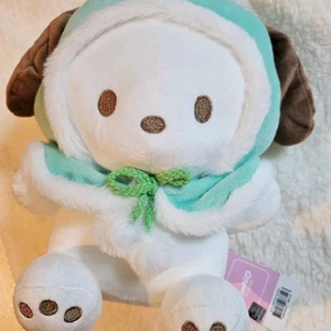산리오 정품 포차코 겨울 망토 인형