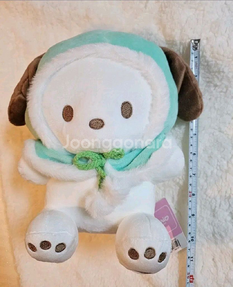 산리오 정품 포차코 겨울 망토 인형--2