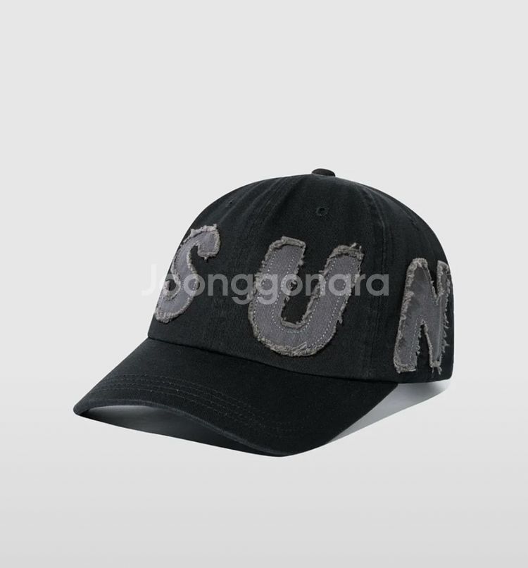 썬러브 Cut Off Capital Cap Black--0