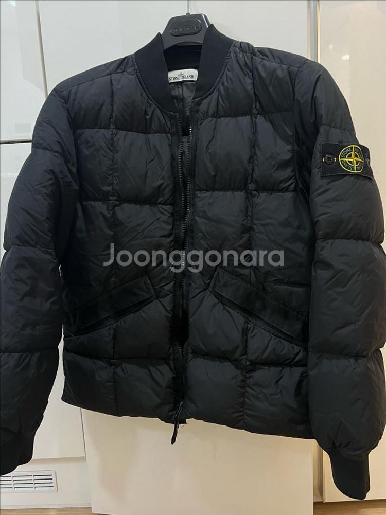 스톤아일랜드 크링클랩스 논후드패딩 (새상품급)--0