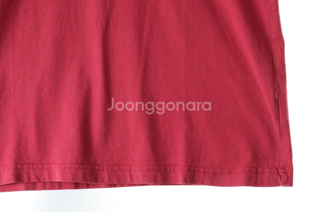 (XL) 지프 반팔 티셔츠 빅로고 버건디--5