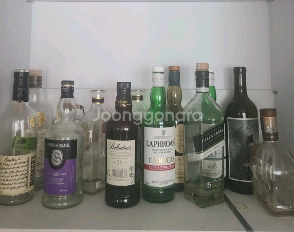 ㄹㅇ 프리미엄 양주 공병 무지성 검열 곤안--0
