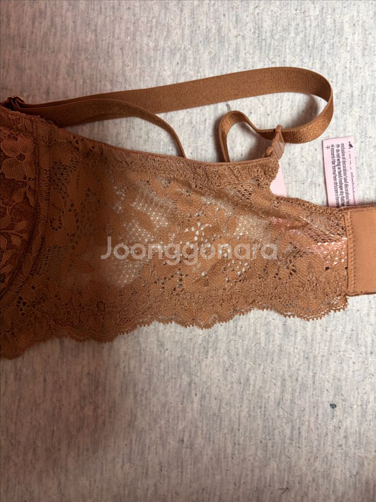 빅토리아시크릿 홑겹 레이스풀컵브라 택채 새상품 36DD--3