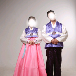 성인 남녀 한복 /웨딩 촬영시 한복