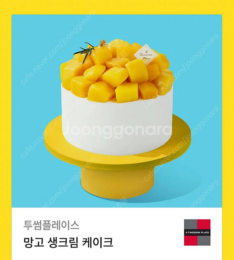 투썸플레이스 케이크 교환권--0