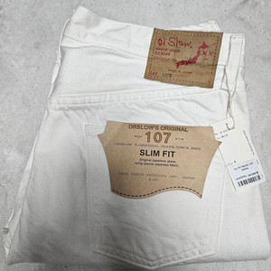 orSlow(오어슬로우) 107 White(새상품)