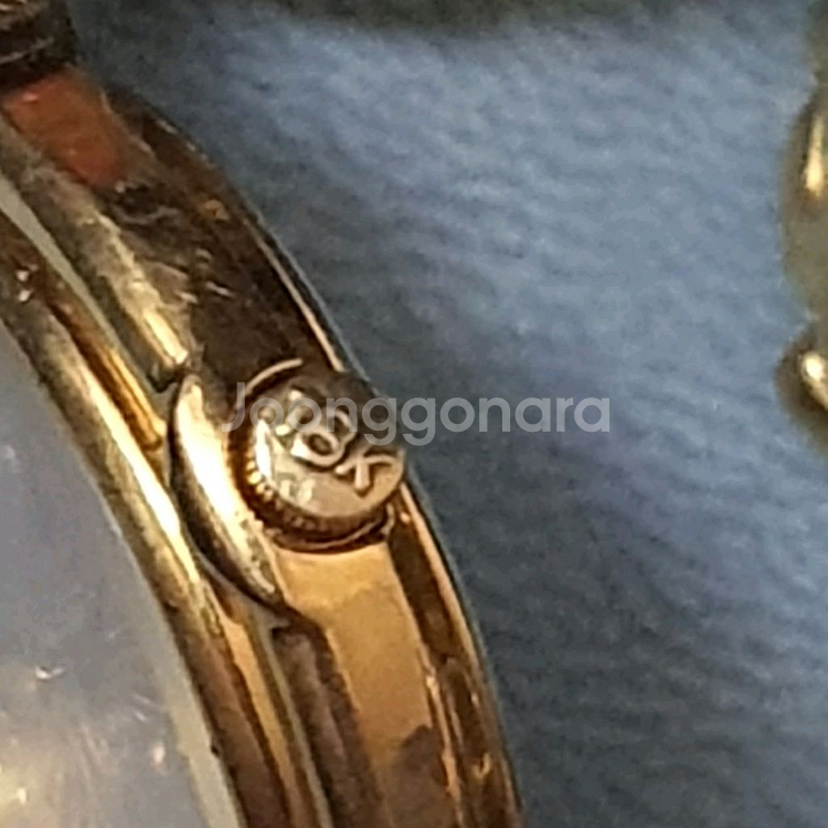 스위스 Enise 금장 시계 18k 부처님 불교시계--1