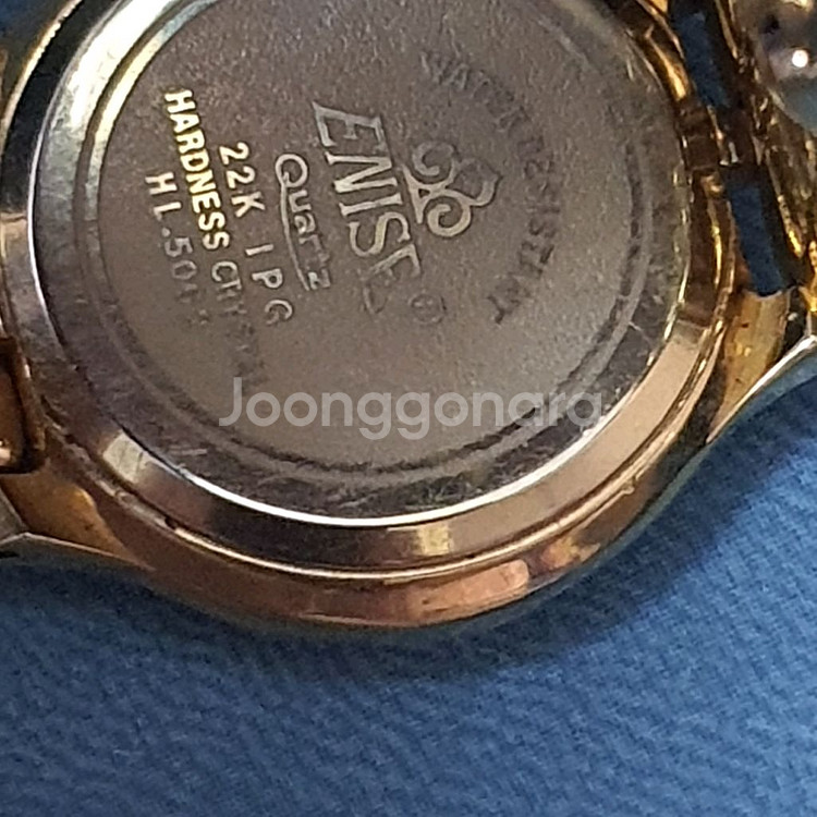 스위스 Enise 금장 시계 18k 부처님 불교시계--4