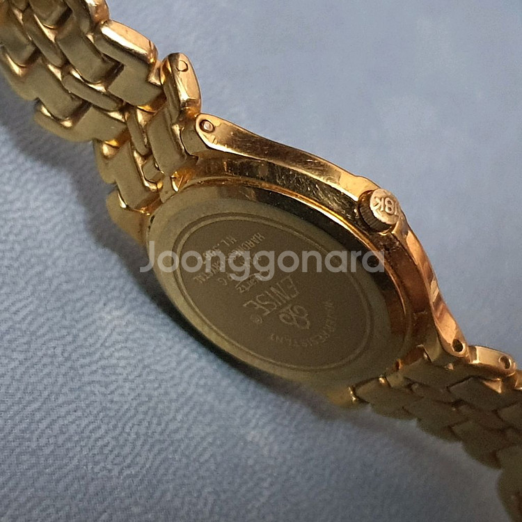 스위스 Enise 금장 시계 18k 부처님 불교시계--7