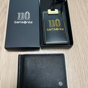 쌤소나이트 머니클립 지갑 (+네임택)