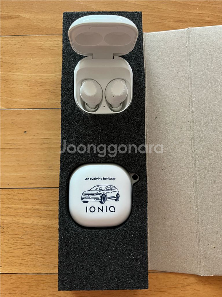 갤럭시 버즈 FE 화이트, 현대 아이오닉 케이스--1