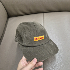 KODAK / 카키 코듀로이 볼캡