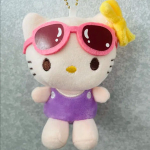 키티 선글라스 인형 키링