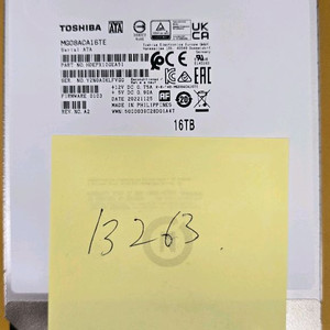 정식AS가능 도시바 16TB HDD 엔터프라이즈 서버용