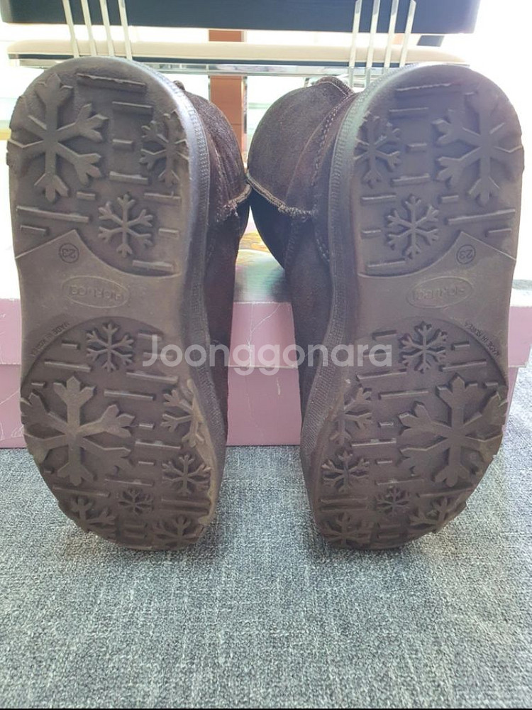 (피오루치 230) 천연양털 롱어그부츠+천연밍크귀마개--4