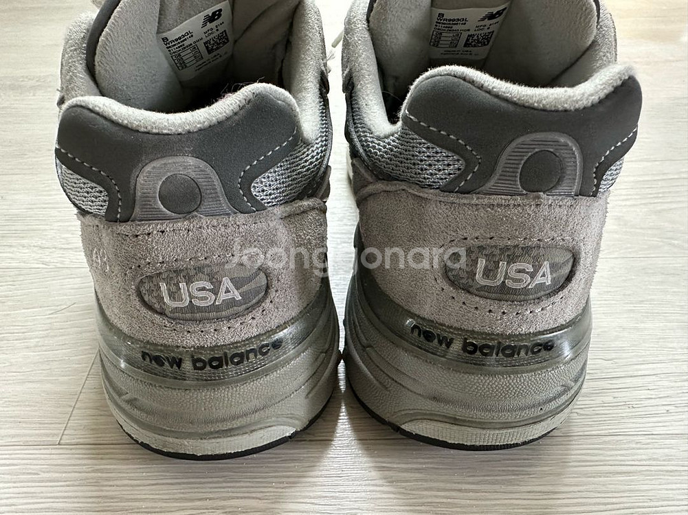 뉴발란스 운동화 993 그레이 미국직구 (220mm)--2
