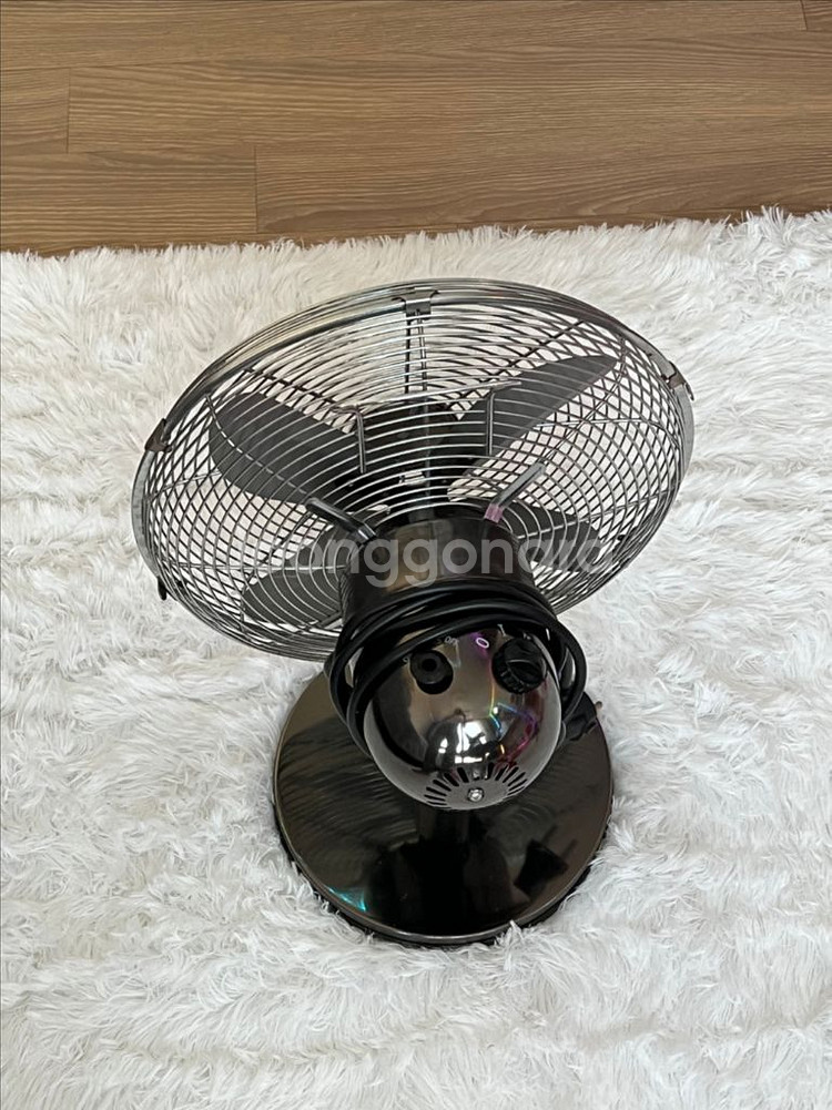 인테리어용 철 선풍기 (작동함)--2