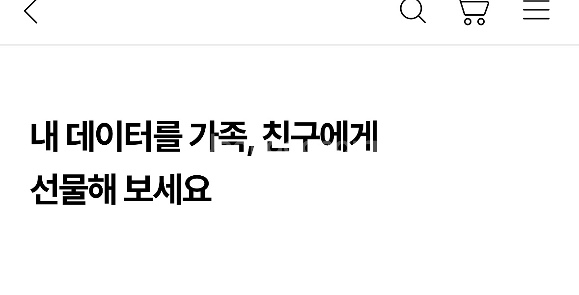 유플러스 엘지 데이터 1G--0