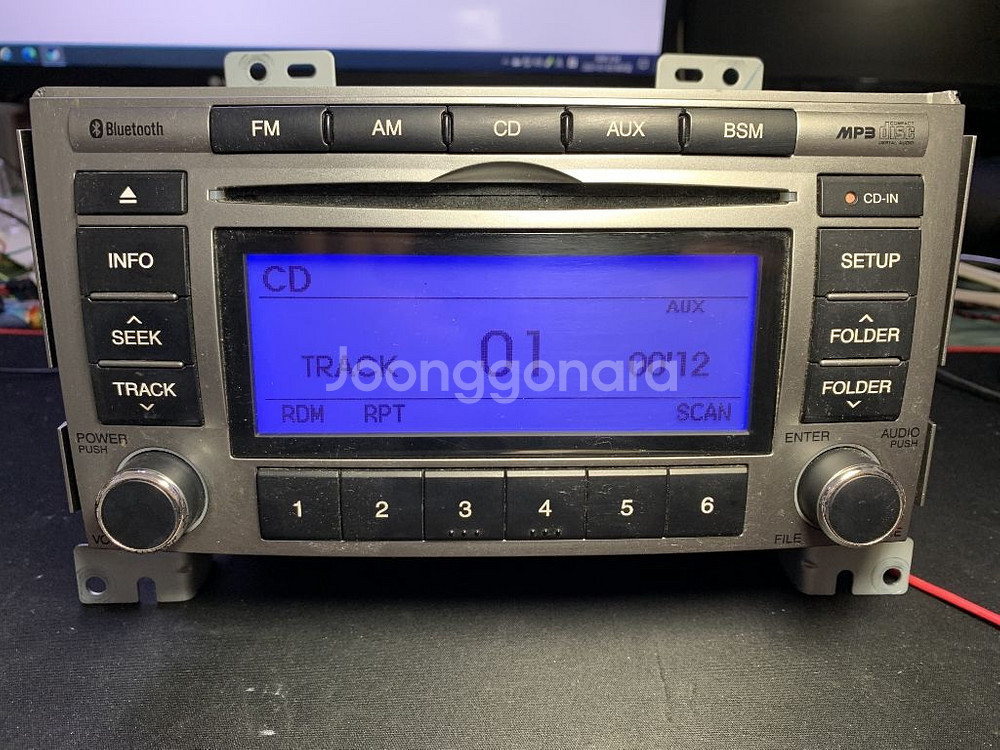 싼타페CM 순정 블루투스,USB,AUX 자출 팝니다.--0