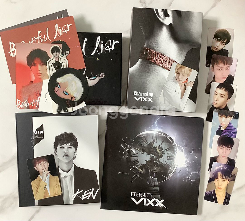 빅스 vixx 응원봉 앨범 포카 엽서 화보집 비공굿--3