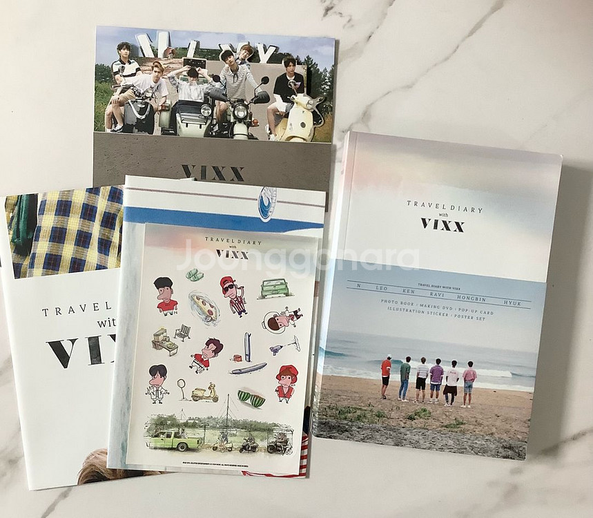빅스 vixx 응원봉 앨범 포카 엽서 화보집 비공굿--5