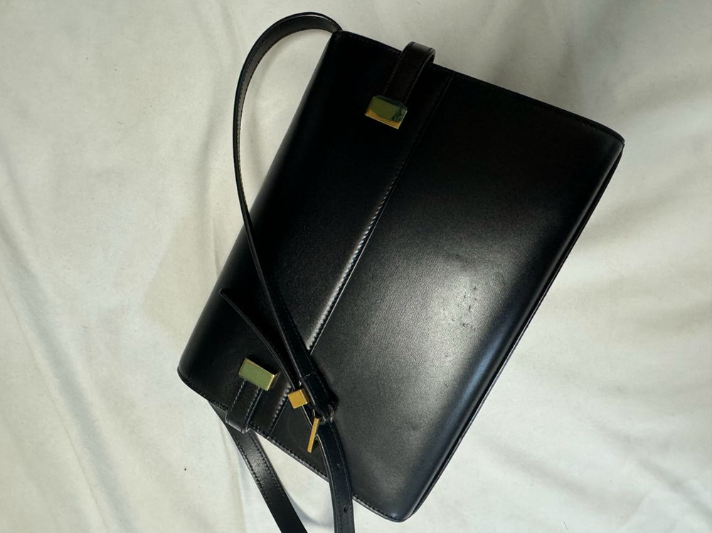 YSL 생로랑 맨하탄 스몰 블랙 가방 이미지