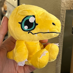 디지몬 아구몬 반프레스토 정품 인형 키링 10cm
