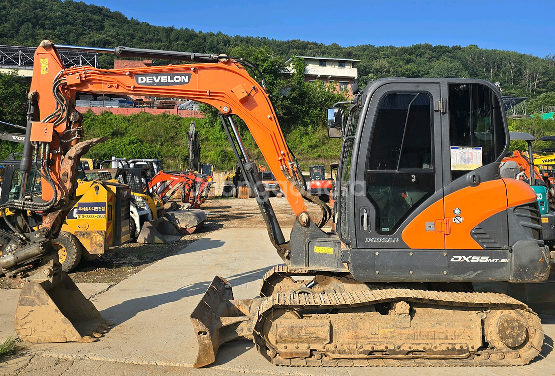 두산02굴삭기 DX55MT 2019년 회링코집--1
