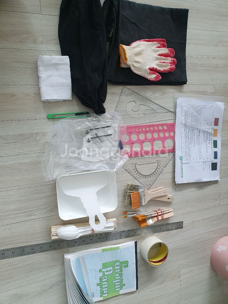 건축도장기능사 실기재료--0