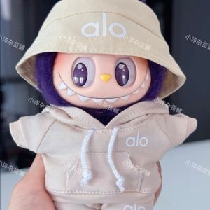 핸드메이드 라부부 인형옷 룰루레몬 후드티 바지 모자