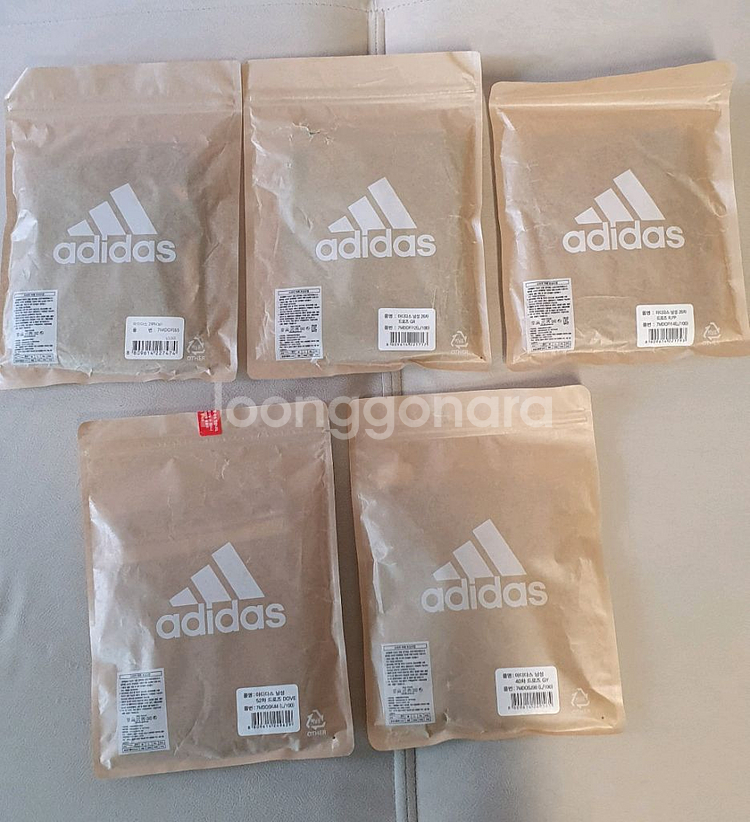 남자팬티 아디다스 드로즈 라지사이즈 새상품--1