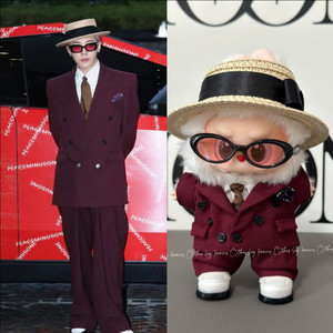 핸드메이드 라부부 인형옷 지드래곤 GD 지디 수트세트