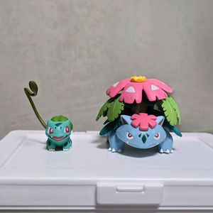 포켓몬스터 이상해씨와 메가이상해꽃 피규어(일괄)
