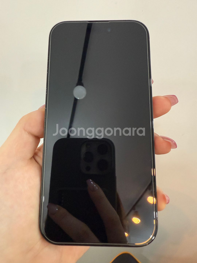 S급)아이폰14프로 블랙 128GB/96% Y744--1