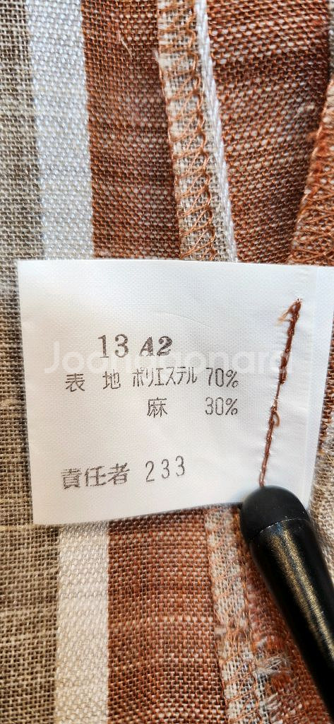 SANDOLIA 마 혼방 얌전한 원피스 (66 작은--8