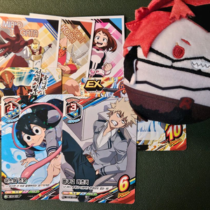 나의히어로아카데미아 키리시마 후와코로링 태그카드 바보카