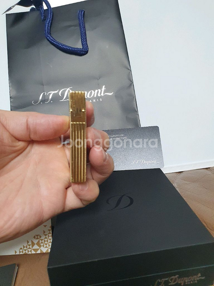 [풀세트] 듀퐁라이터 라인2 신형 ca18260 금장--5