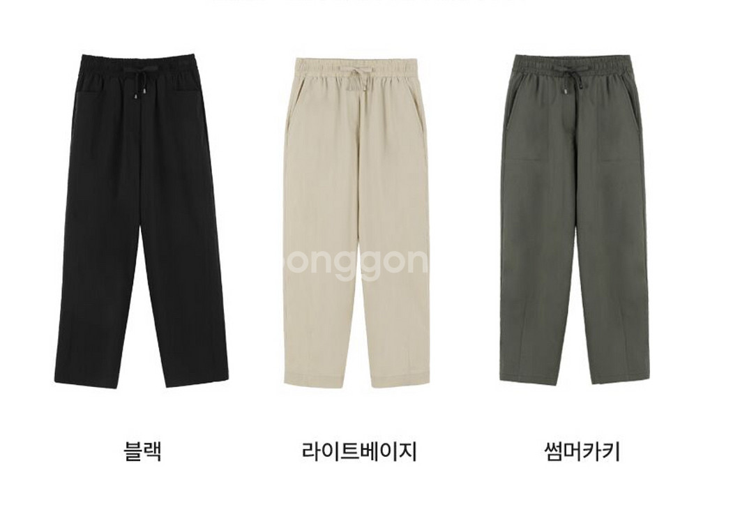 [폴앤조] 25SS 컴포트핏 스트링 팬츠3종--0