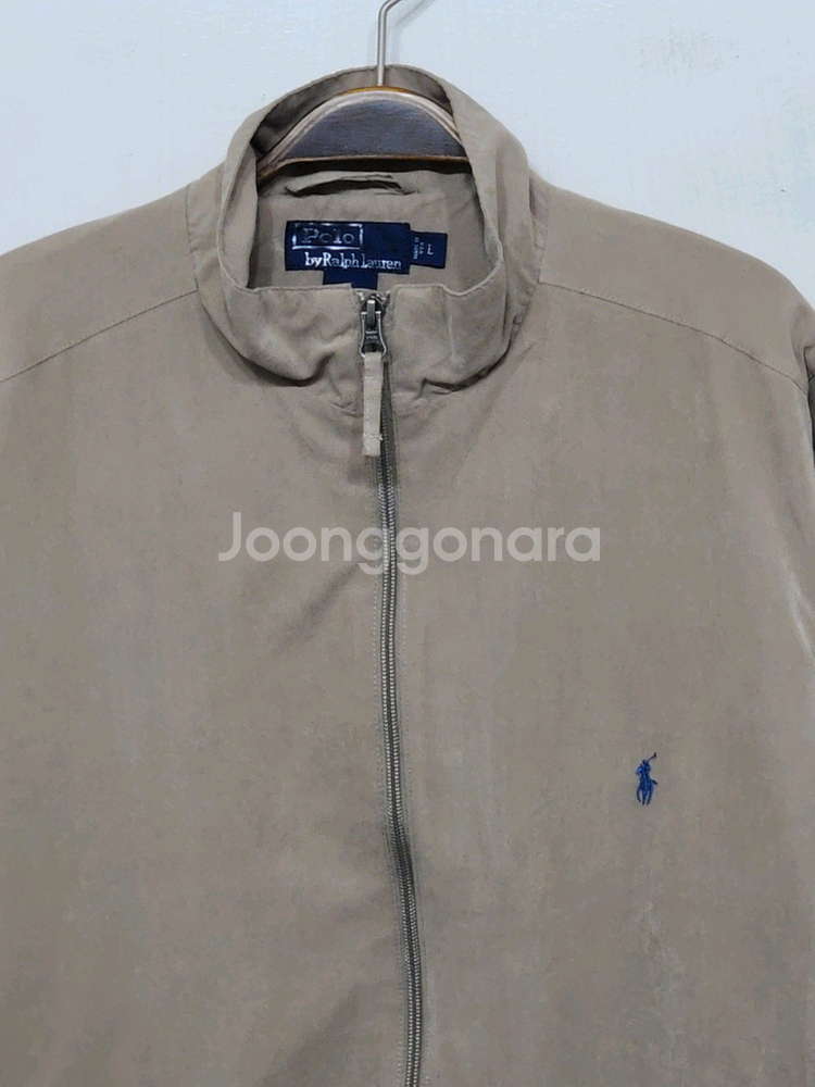 (L) 랄프로렌 폴로 점퍼 진베이지 면자켓 미국판--1