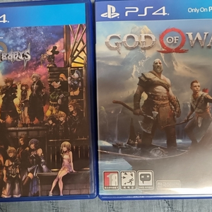ps4갓오브워.킹덤하츠 일괄