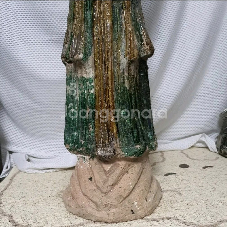 중국 토기 불상 삼채 도자기 기물--6
