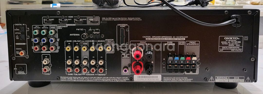 ONKYO 온쿄 리시버 TX-SR308--1