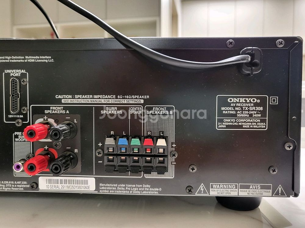 ONKYO 온쿄 리시버 TX-SR308--2