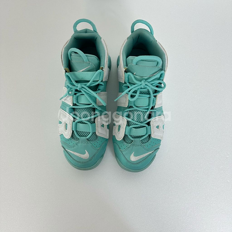 NIKE 나이키 에어 모어 업텐포 스니커즈 농구화 민트--2