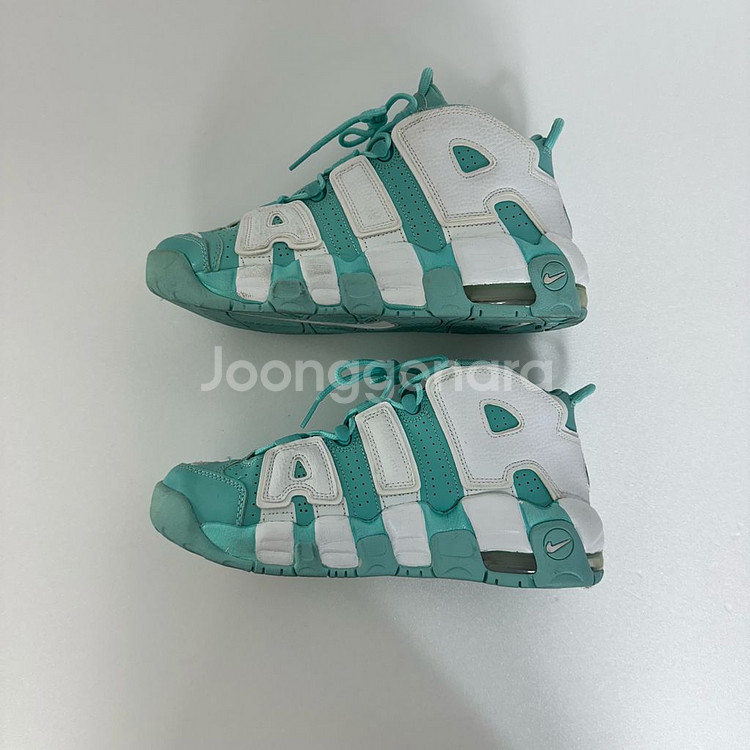 NIKE 나이키 에어 모어 업텐포 스니커즈 농구화 민트--6