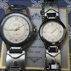 LANGS swiss 18k(크라운) 진짜 금 시계 랑